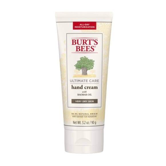 (1) Burt’s Bees Ultimate Care Hand Cream Very Dry Skin, w/ Baobab Oil 3.2oz - Picture 2 of 3